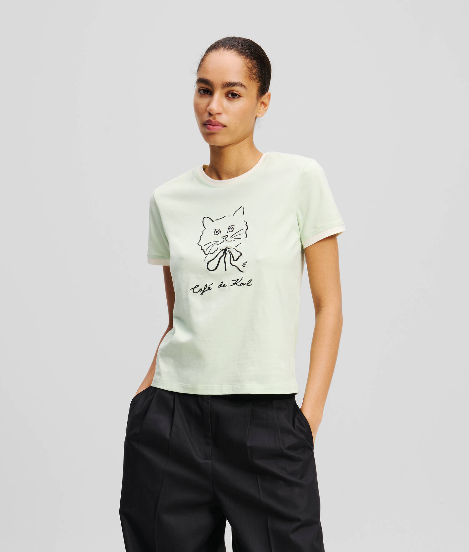 T-SHIRT SLIM KL X JORGE PARRA CHOUPETTE - Vaporisateur