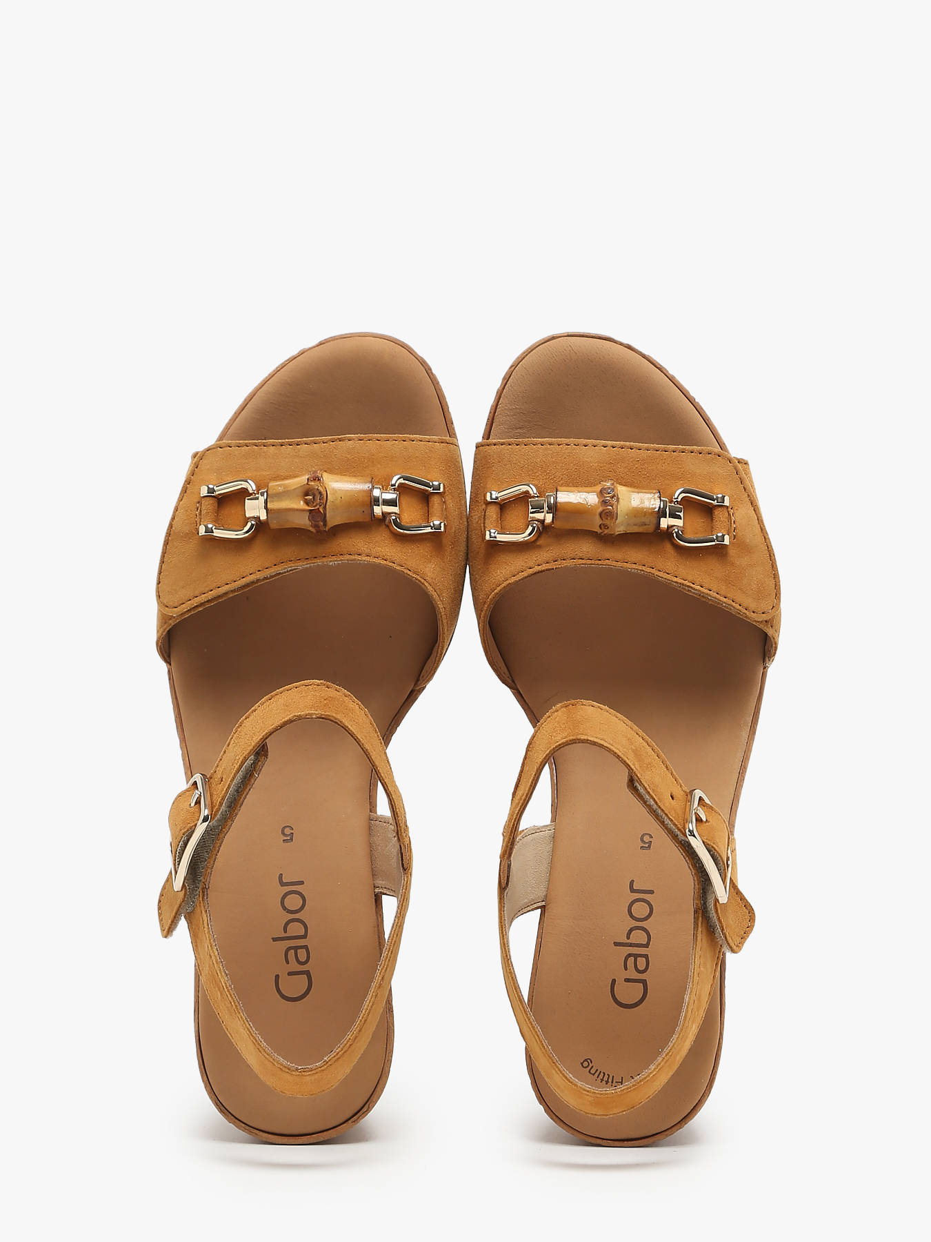 Sandales  talon en cuir GABOR