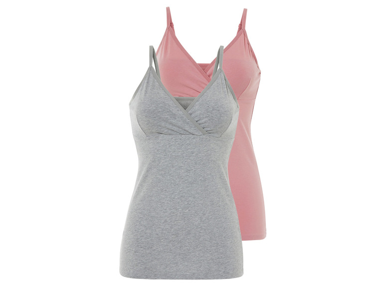 2 dames voedings-tops