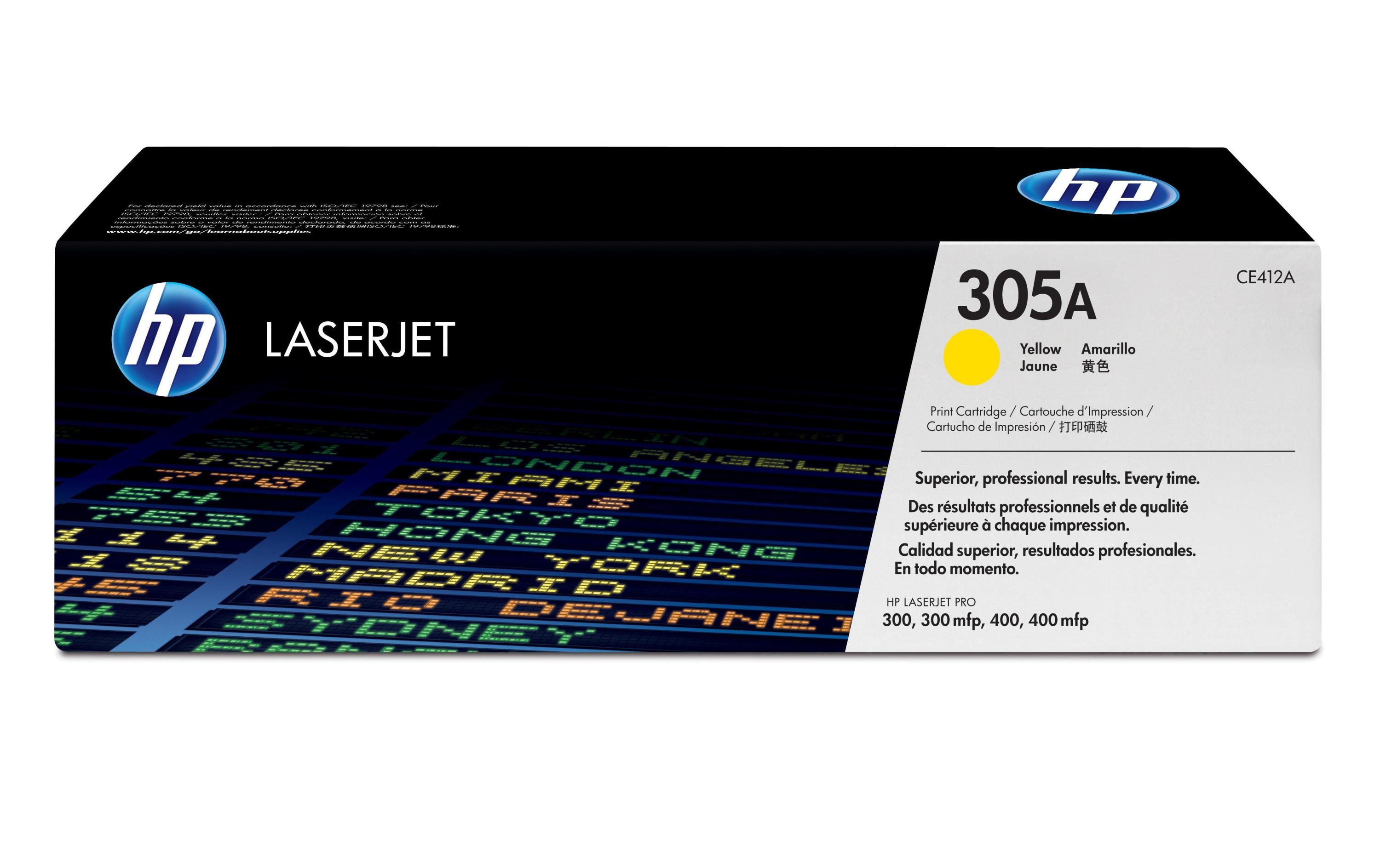 Toner Nr. 305A (CE412A) YellowTonerkartusche