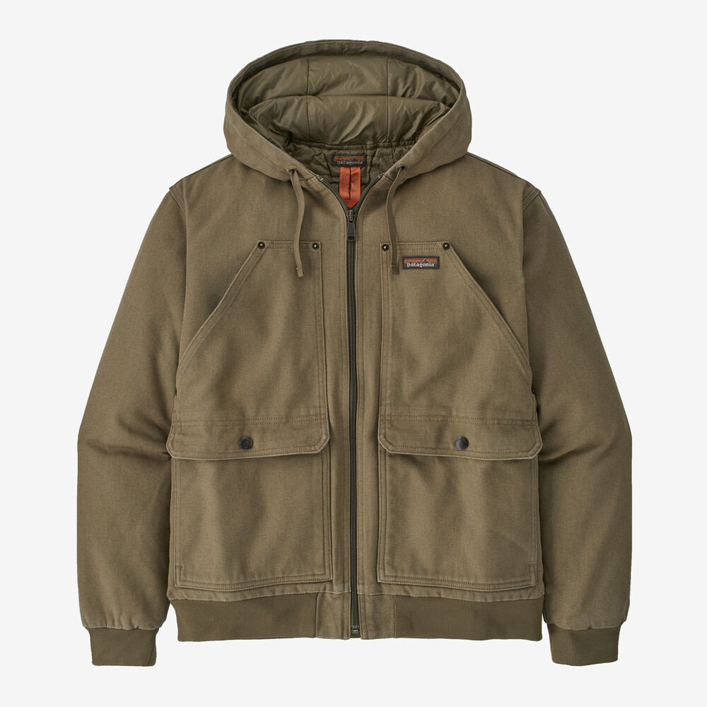 Iron Forge Herren-Kapuzenjacke aus Hanf-Canvas