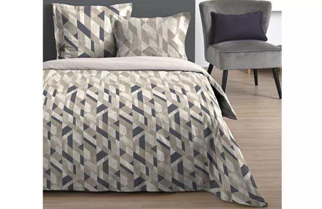 BYRON HOUSSE COUETTE 240X220CM ET 2 TAIES 63X63CM COTON