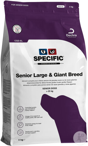 Specific CGD-XL Senior Large & Giant Breed Chiens Seniors De Grande Et Très Grande Race 4kg