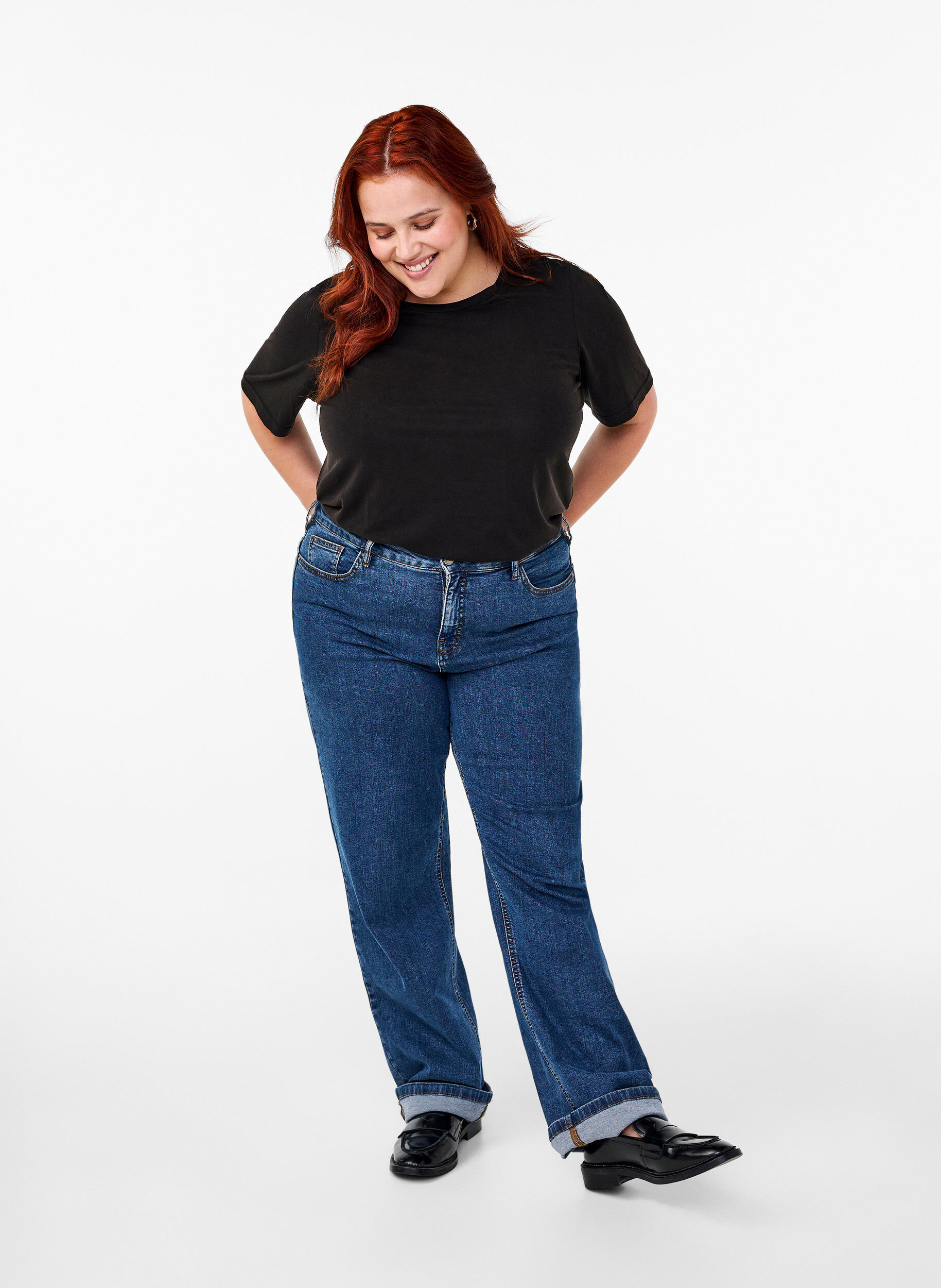 T-shirt i TENCEL™ Modal med rund hals