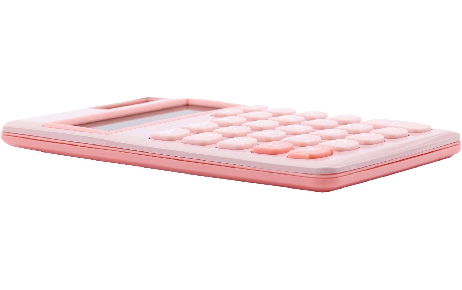 Taschenrechner 212P PinkKompakter Taschenrechner im Retro-Design