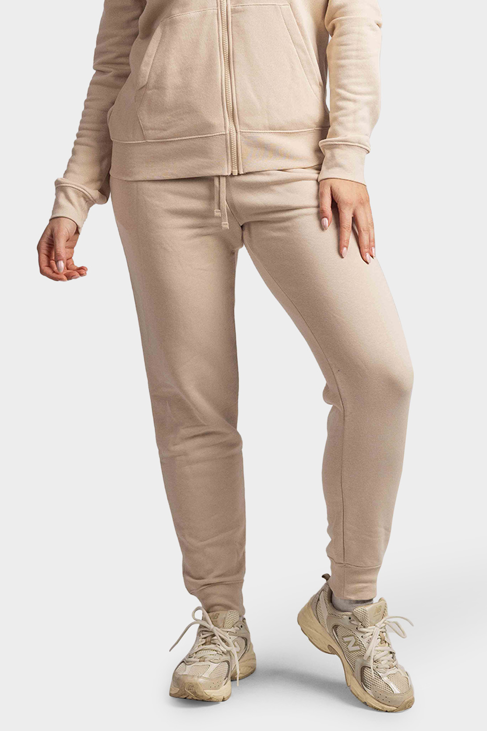 Nike Sportswear Club Fleece Trainingspak Dames Beige
