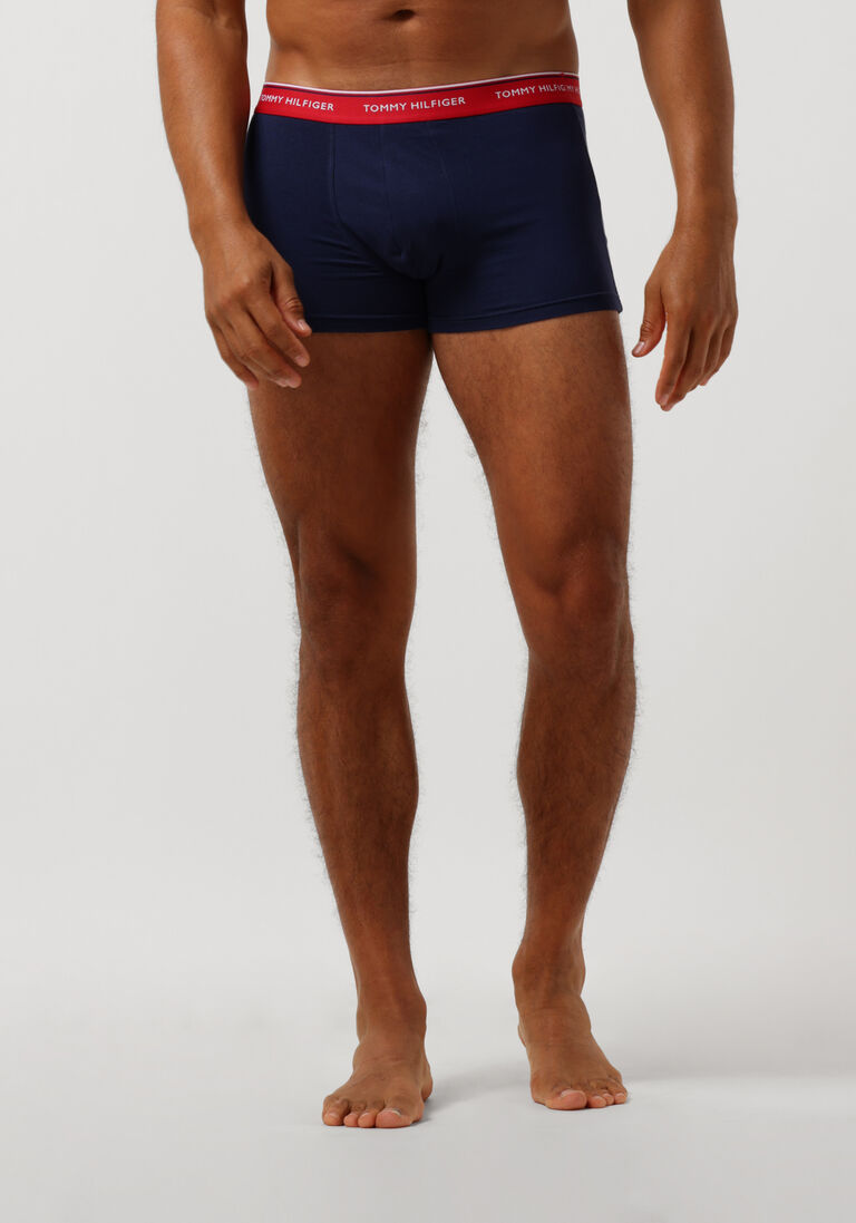 TOMMY HILFIGER UNDERWEAR donkerblauwe tommy hilfiger underwear boxershort 3p trunk