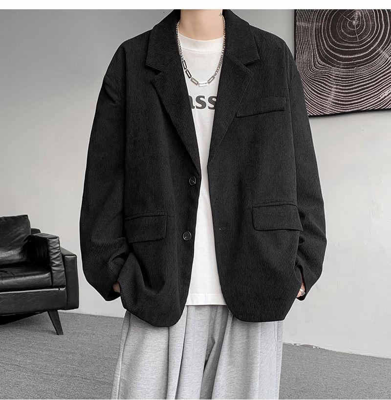 FOEV - Effen enkelrijs blazer