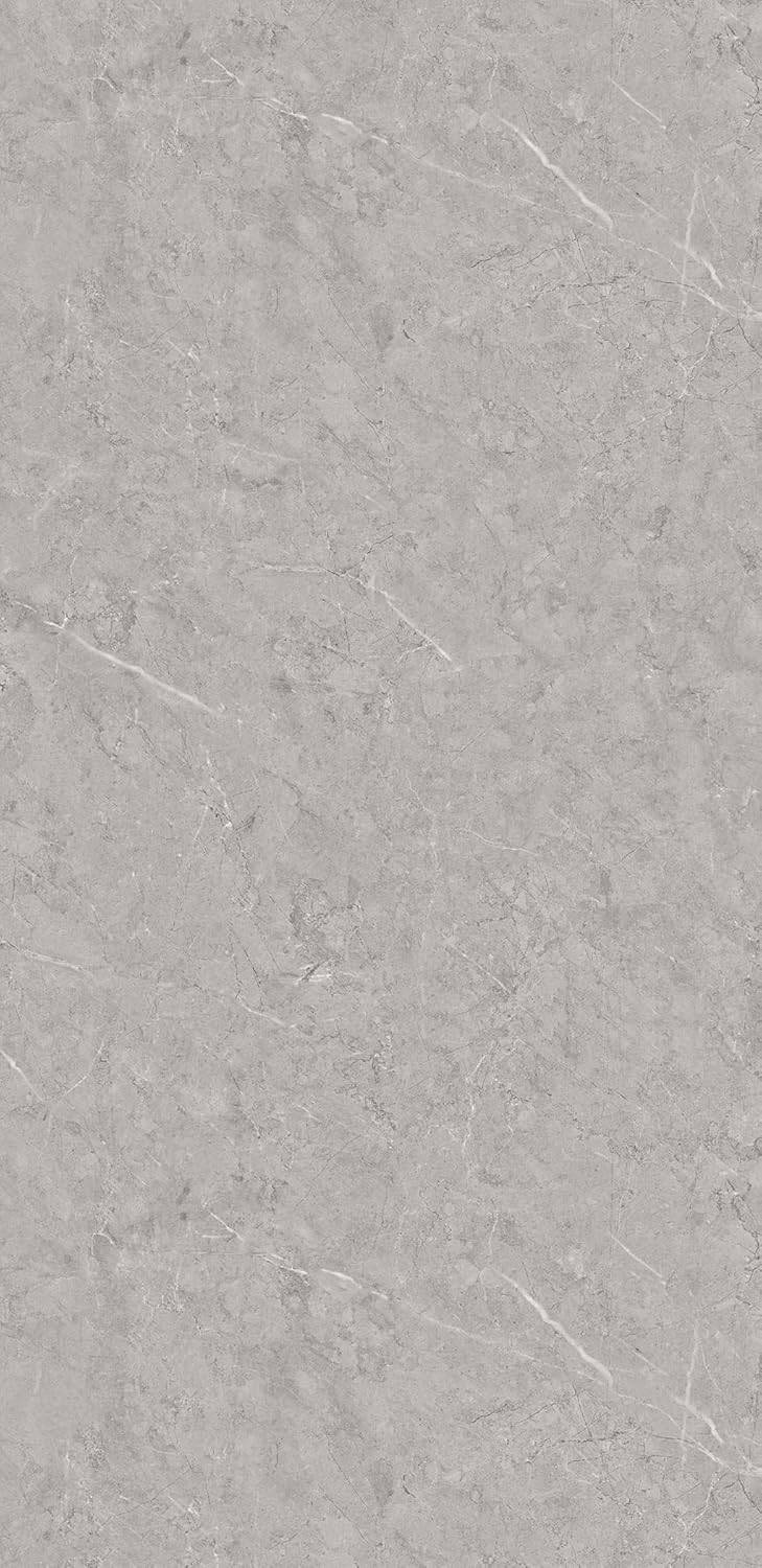 AMON Wandpaneele 122x244cm in Natur-Steinoptik (Classic Grey) ideal als Duschrückwand Badrückwand Küchenrückwand TV-Rückwand Dusch- Bad- Wand-Verkleidung aus 3mm PVC Wasserdicht Wasserfest