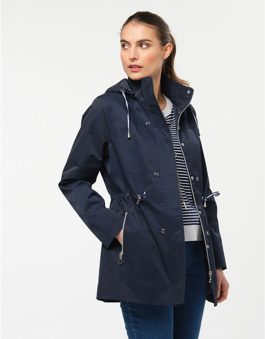 Parka sport bleu marine