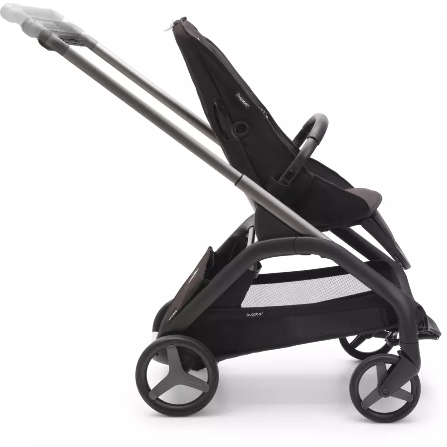 bugaboo Kinderwagen Dragonfly Complete Graphite Midnight Black Skyline Blue