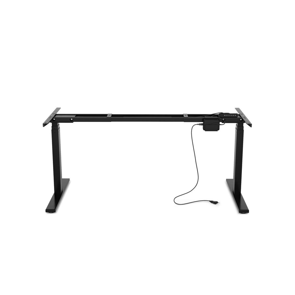 Tischgestell Stehpult elektrisch schwarz 160 - 180 cm