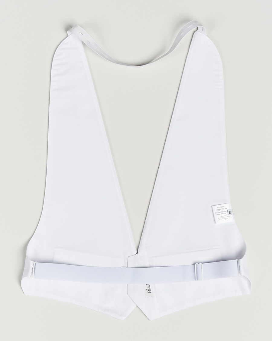 Stenströms Extra Long Evening Waistcoat White
