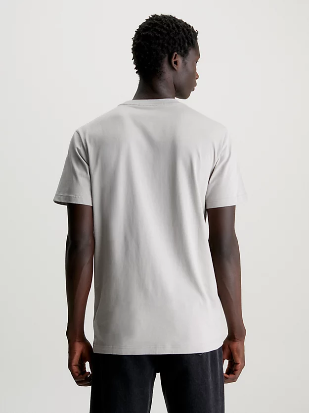Camiseta de algodão com monograma
