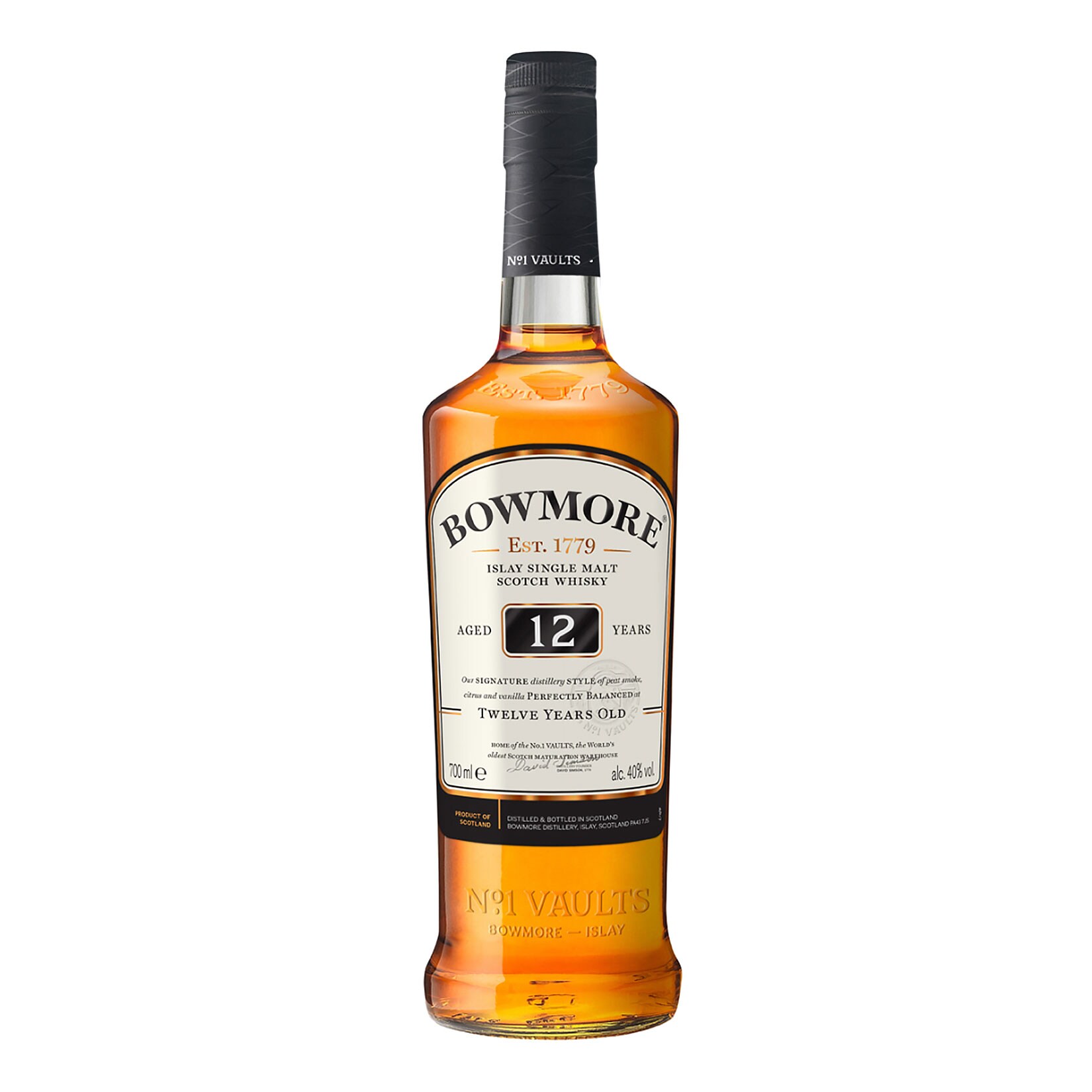 Bowmore 12 Jahre Single Malt Scotch Whisky 40,0 % vol 0,7 Liter