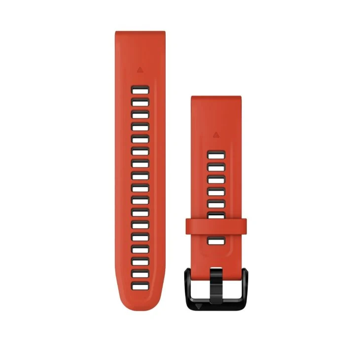 Garmin Unisex Tilbehør til ure/armbånd QuickFit® 20 Strap (Silicone) Rød