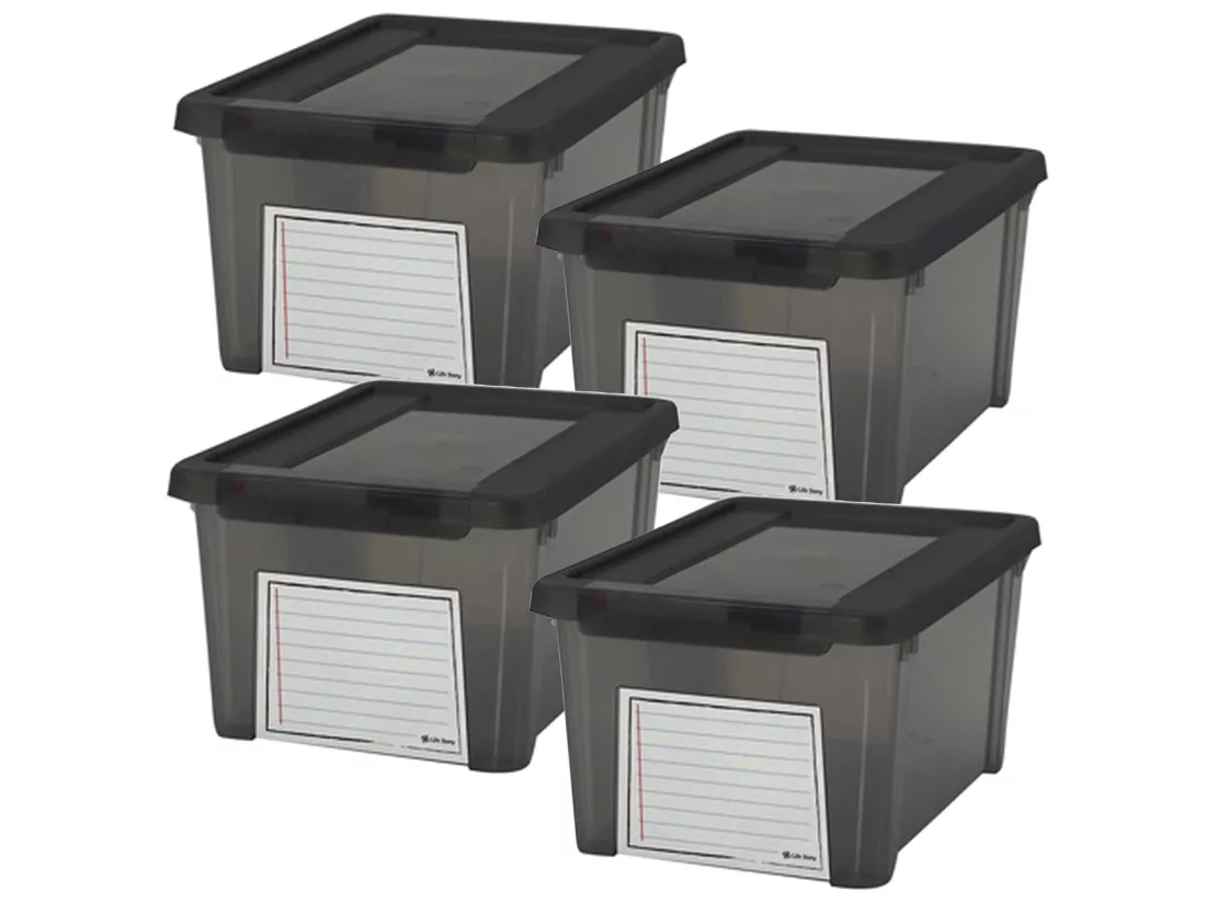 4x Life story write n wipe 5l noir transparent