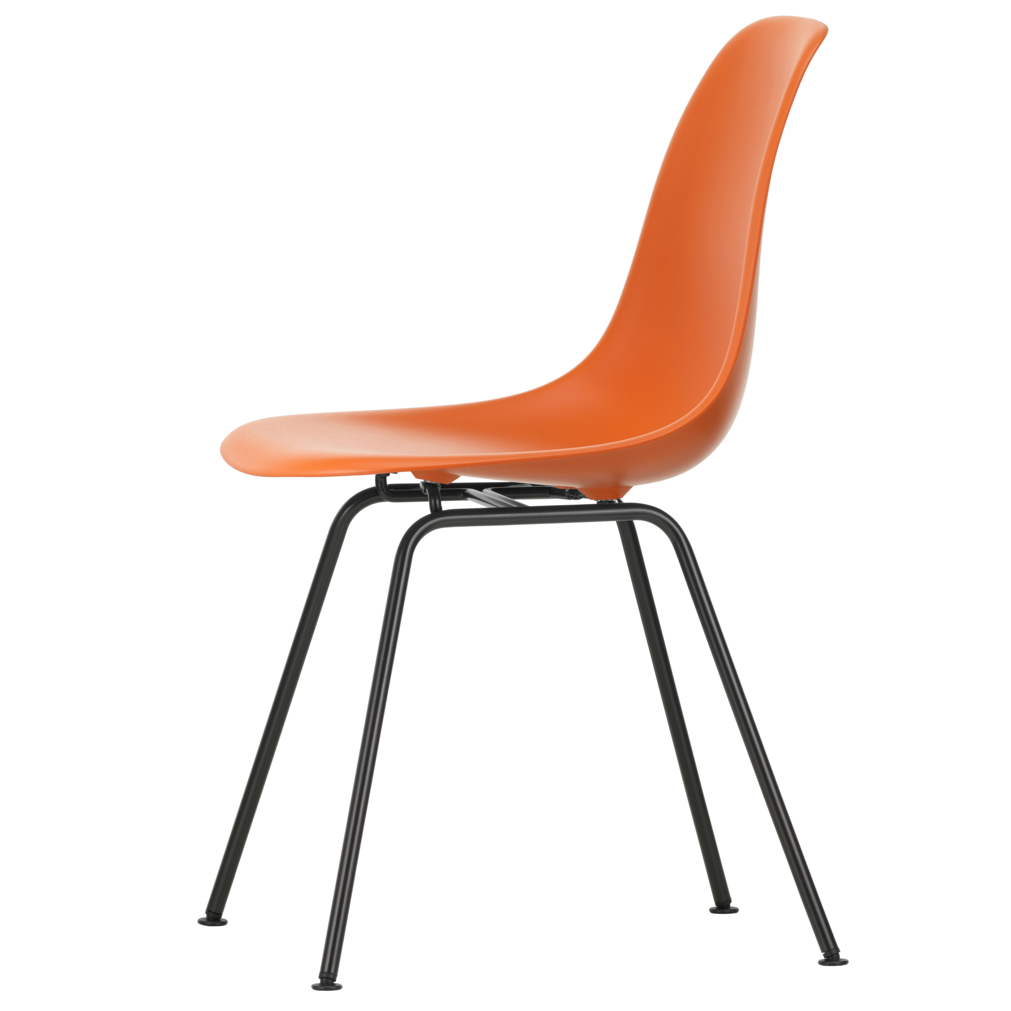 Eetkamerstoel DSX RE zwart Rusty Orange