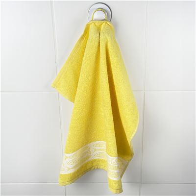Essuie-mains liteau jacquard poissons - 400 g/m²