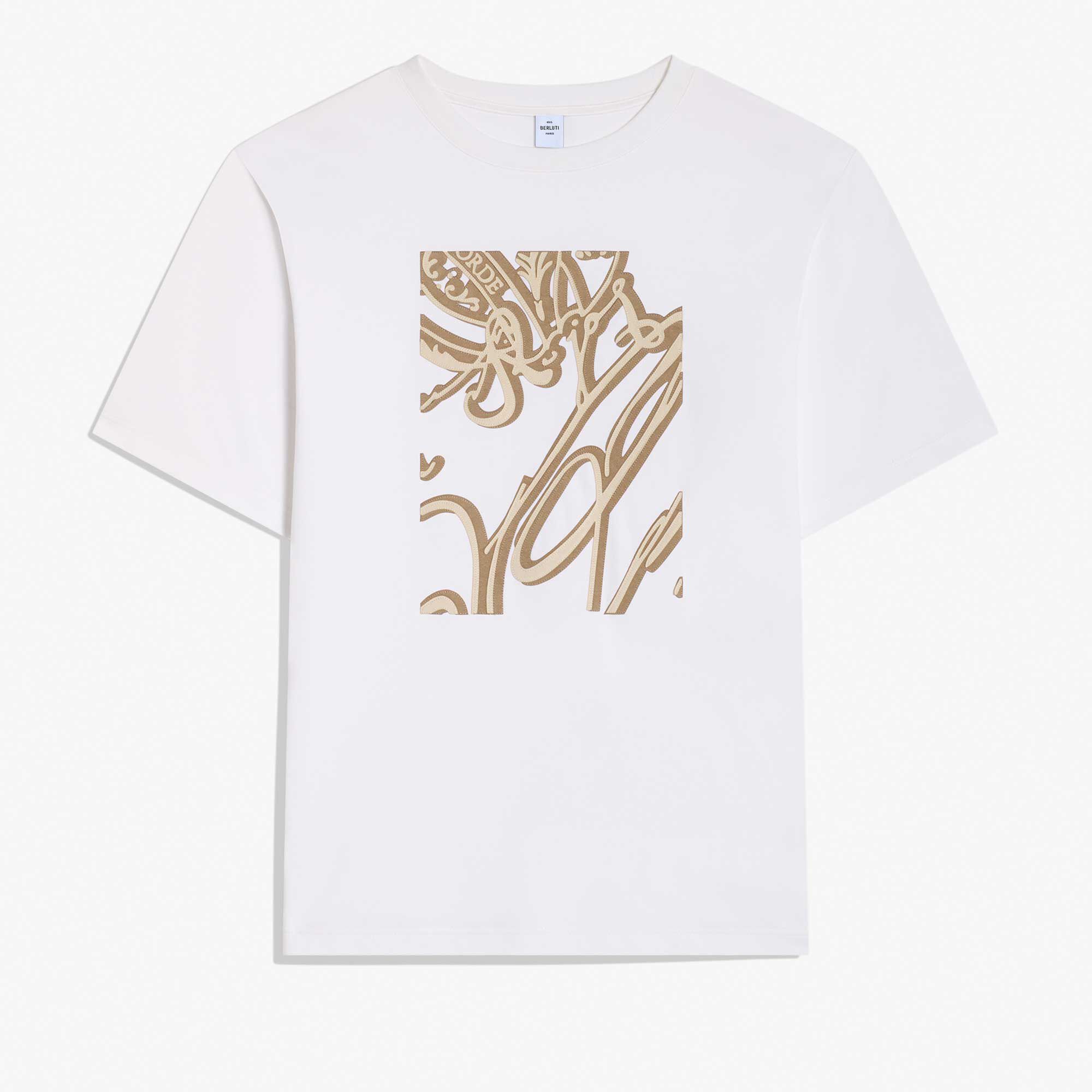T-Shirt Frame Scritto Avec Effet Suede