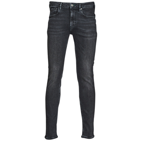 Scotch & Soda - SKIM SKINNY JEANS CARBON Gris
