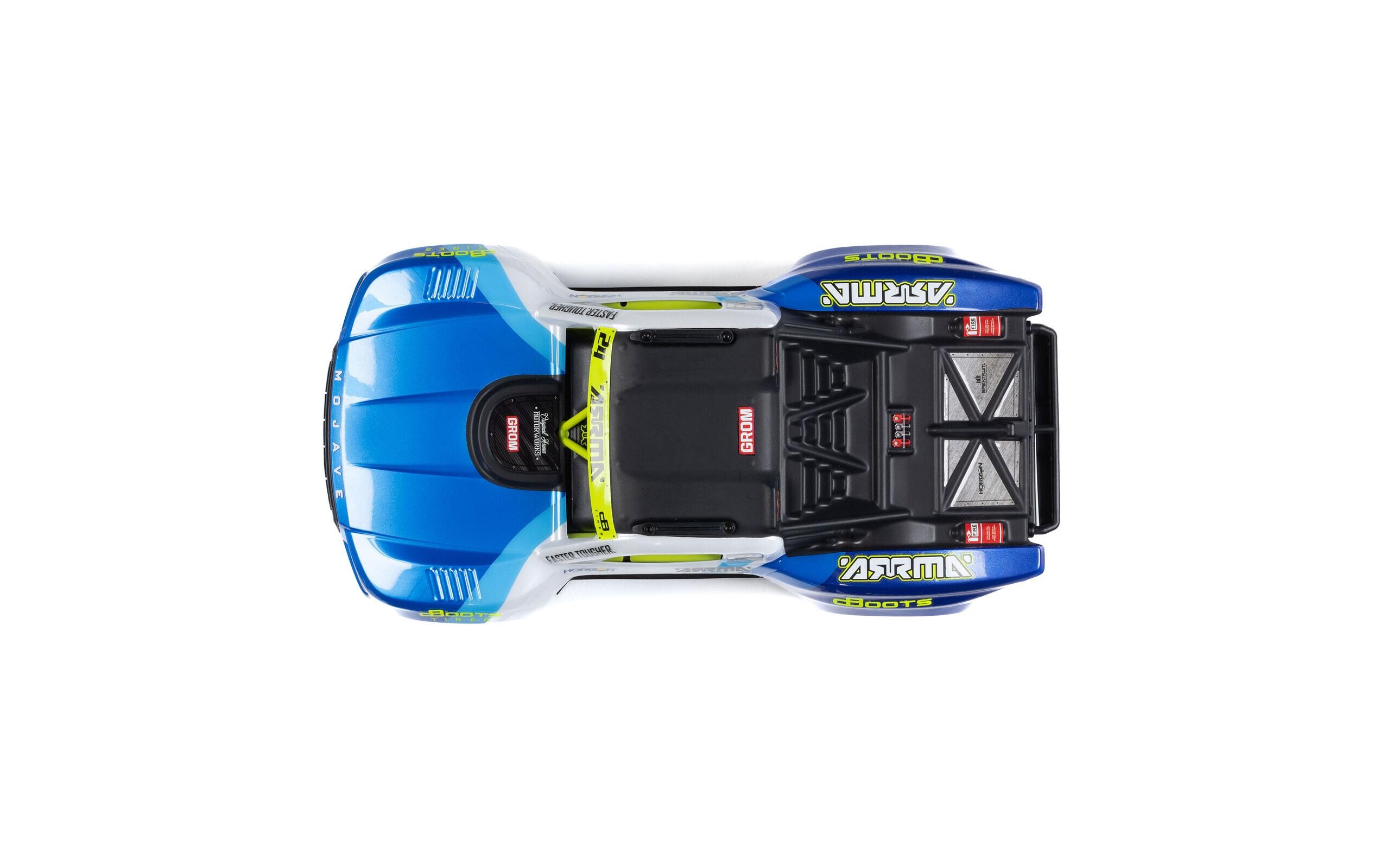 Desert Truck Mojave Grom Mega 380 Blau, RTR, 1:18<br>Robuster 4wd mini RC Trophytruck mit Spektrum Technik