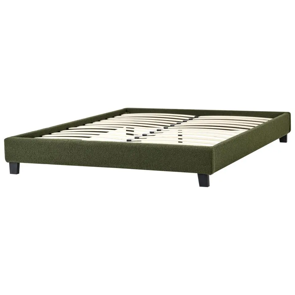 ROANNE - Tweepersoonsbed - Crème - 160 x 200 cm - Bouclé
