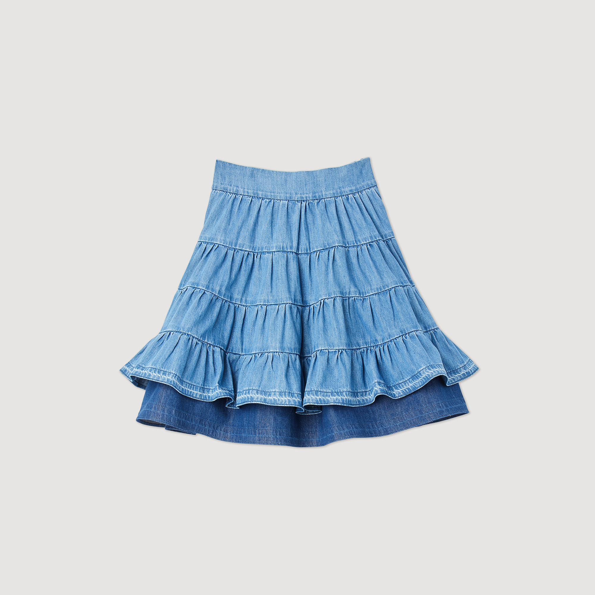 Jupe courte en denim