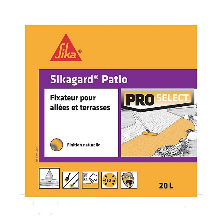 Sikagard C27 scellant pour terrasse et entrée de garage Sika 20L