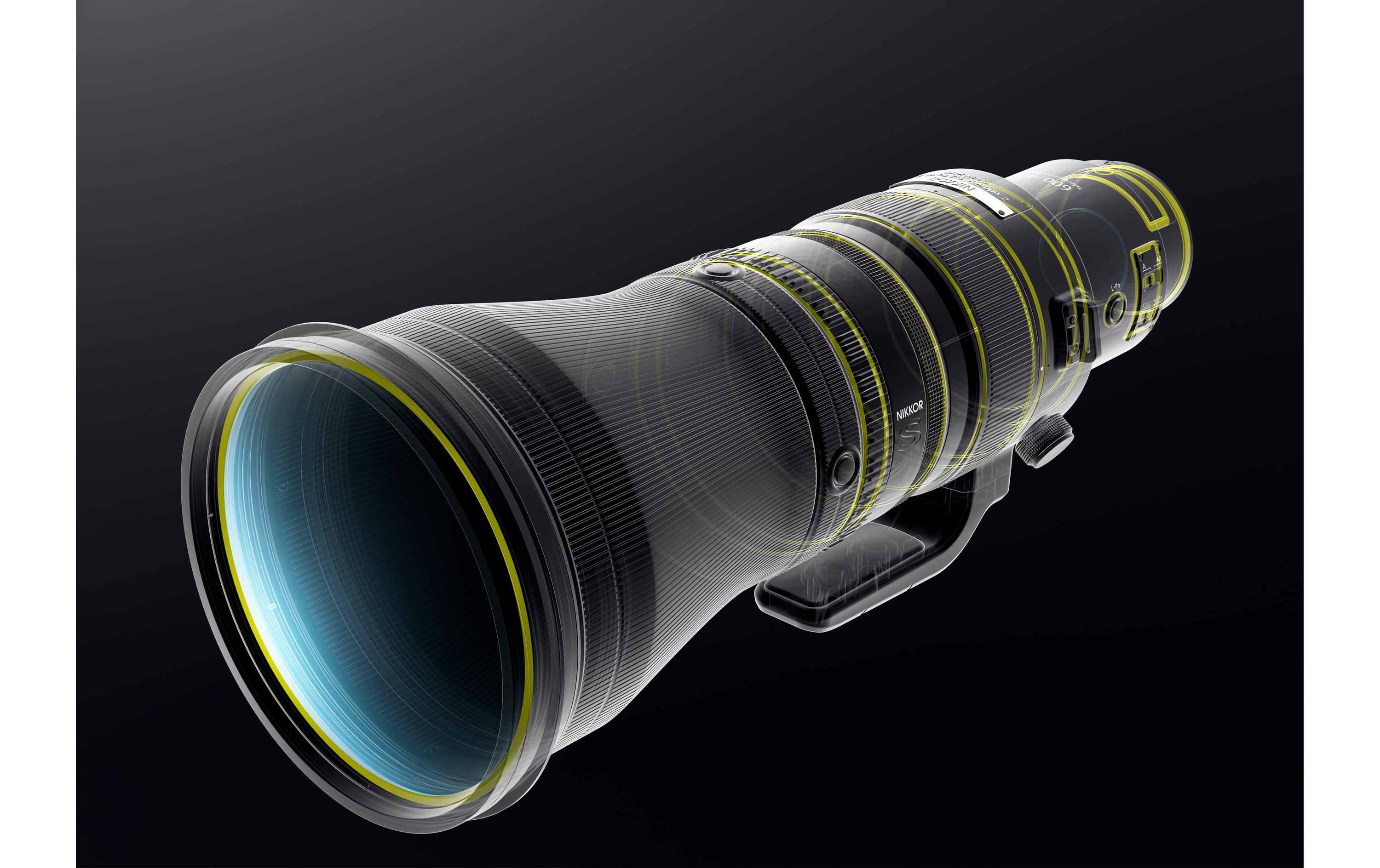 Festbrennweite NIKKOR Z 600mm 1:4. TC VR S – Nikon Z<br>Ein Superteleobjektiv – Zwei Brennweiten