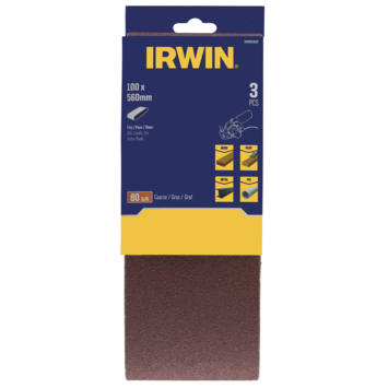 Irwin schuurband 100 x 560 mm K60 voor AEG, 3 stuks