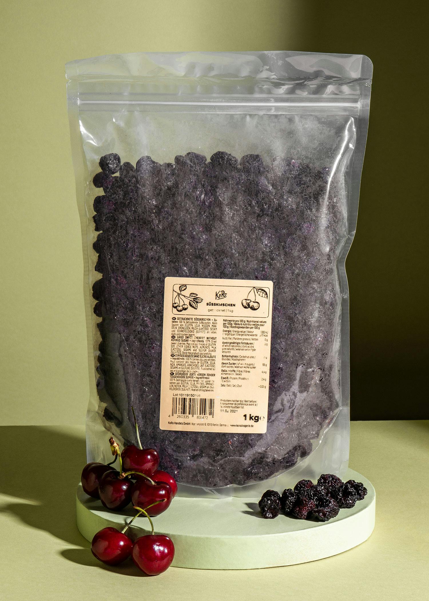 Süßkirschen ohne Zuckerzusatz 1 kg