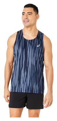 Débardeur Asics Road All Over Print Bleu Homme