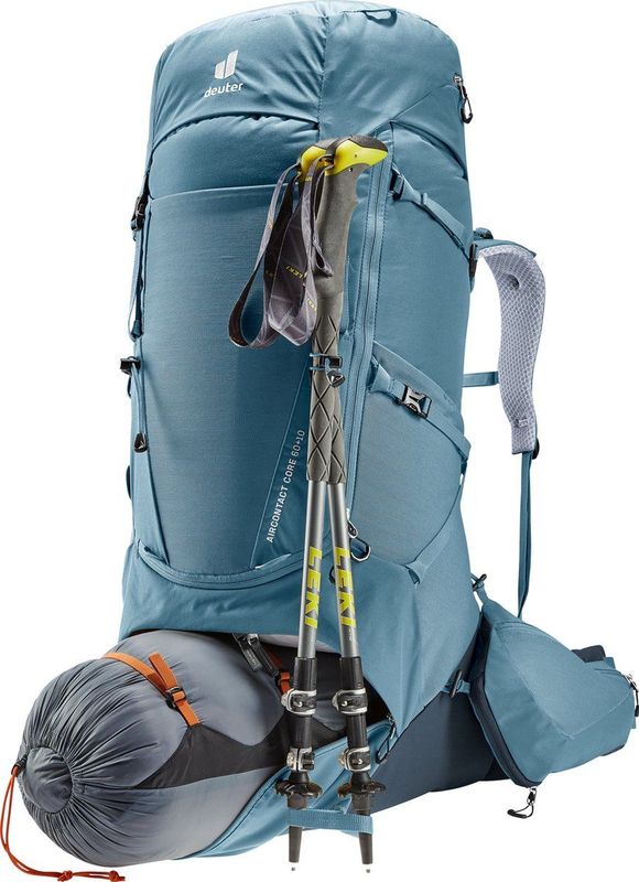 deuter - Aircontact Core 60+10 - Backpack - Zwart - Polyester