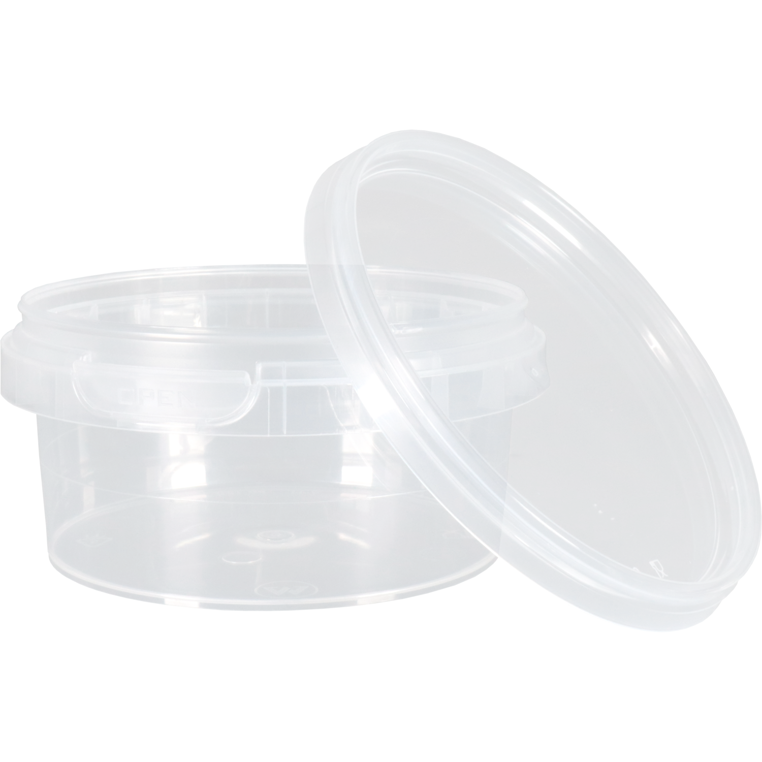 Cup, met deksel, pP, 180ml, Ø 95mm, transparant