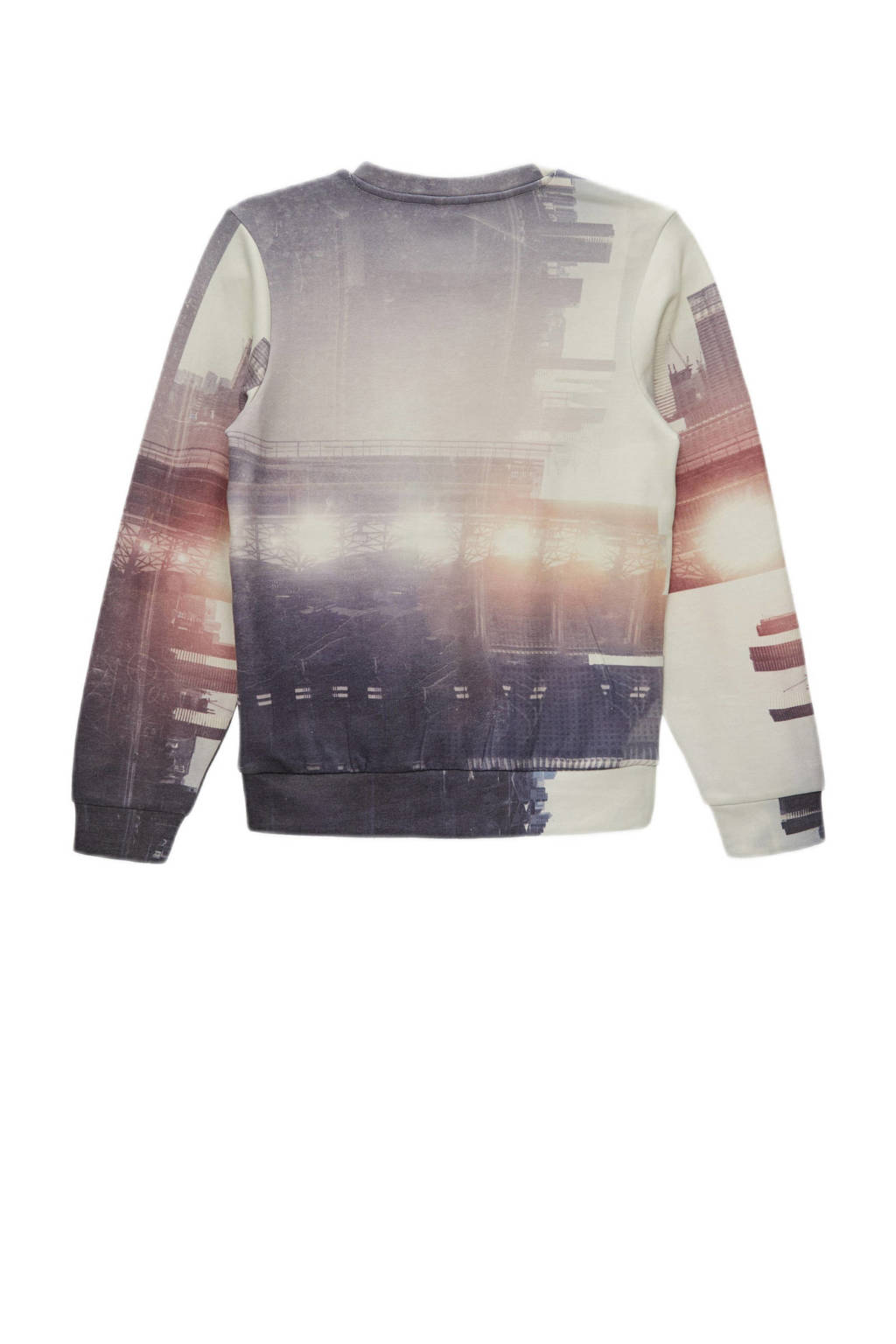 s.Oliver sweater met all over print ecru