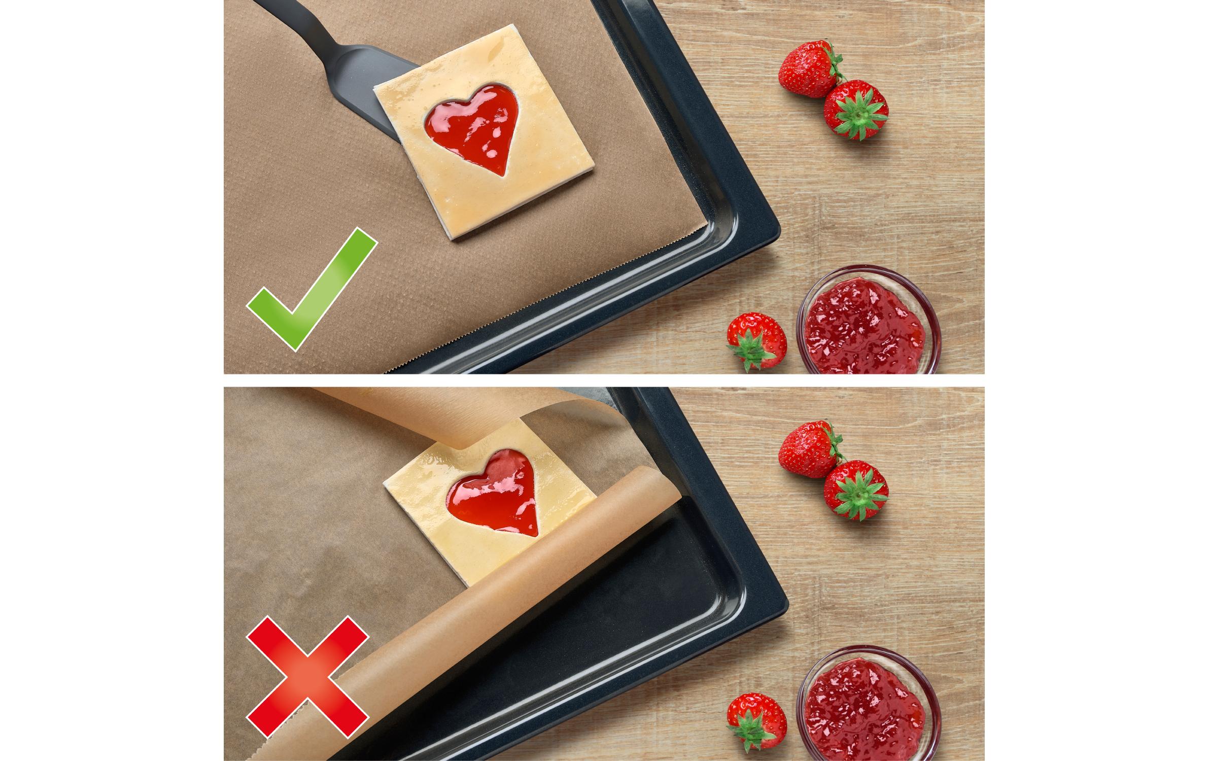 Backpapier 20 StückBackpapier mit Antihaft-Silikonbeschichtung