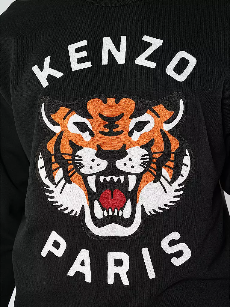 KENZO Sweater LUCKY TIGER schwarz