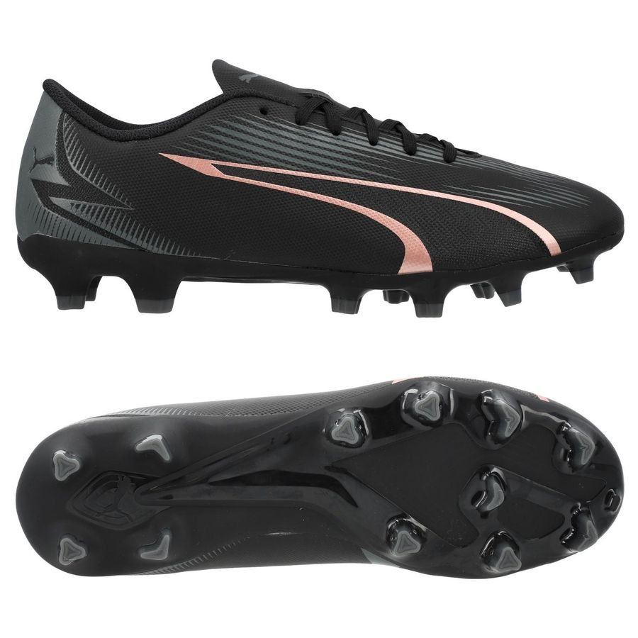 PUMA Ultra Play FG/AG Eclipse - Noir/Copper Rose