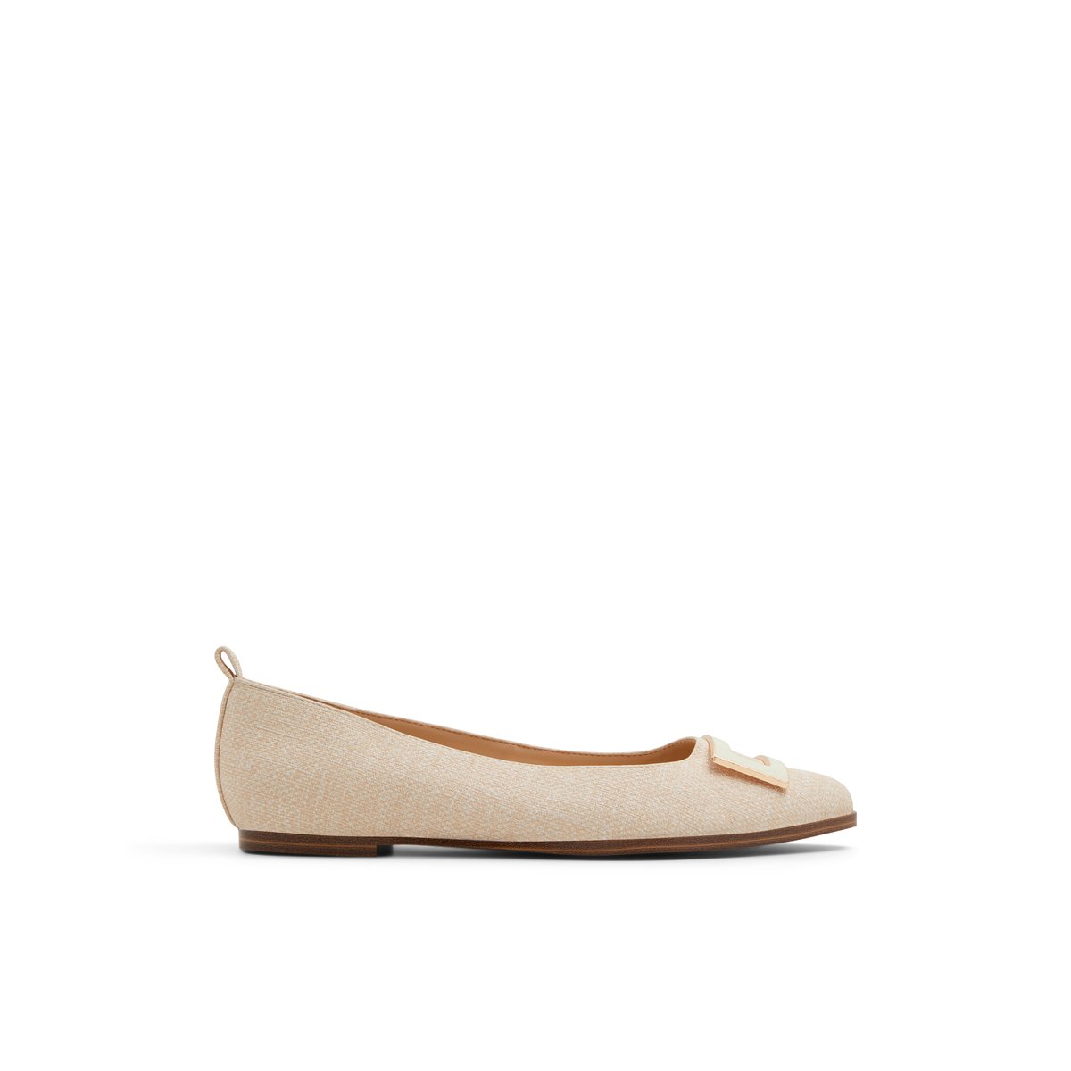 SOLEMATE-Cadohar-Ballerine - Talon plat - Naturel
