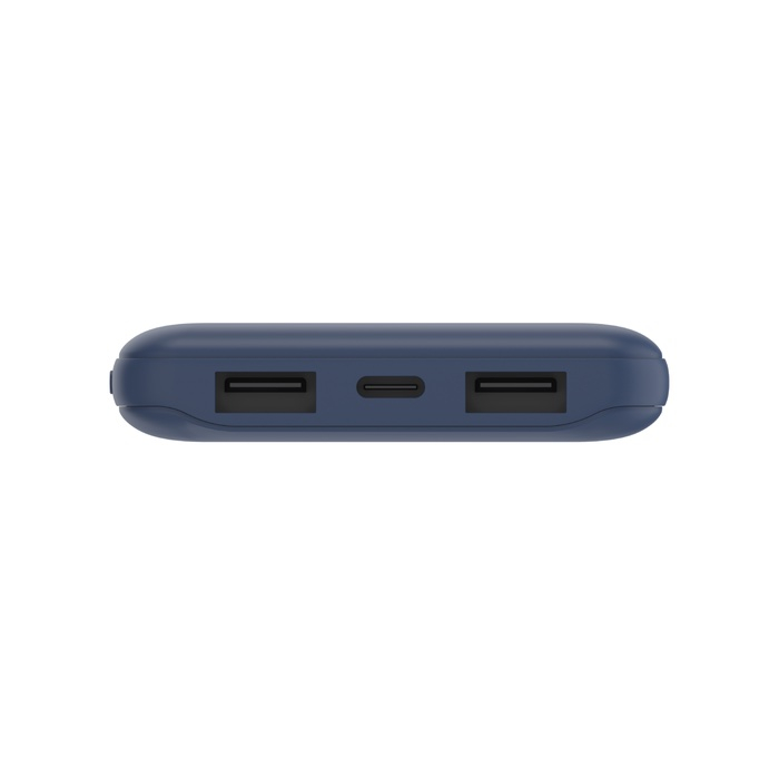 (15W) 10000mAh Boost Charge Dual USB A / USB C Powerbank Ladegerät (BPB011BTBL) - Blau