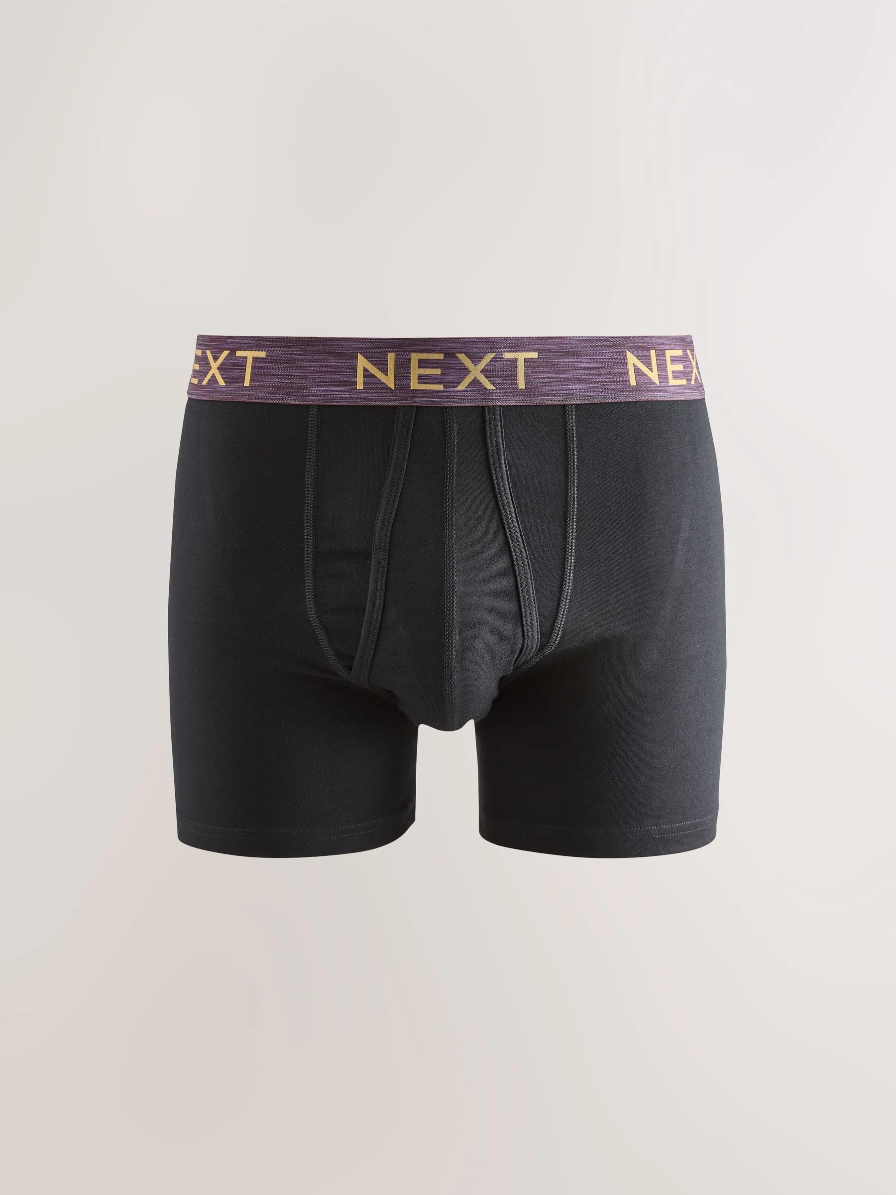 Zwart felrood/oranje/groen gemêleerd tailleband - Boxershorts van katoenrijk materiaal met A-voorkant