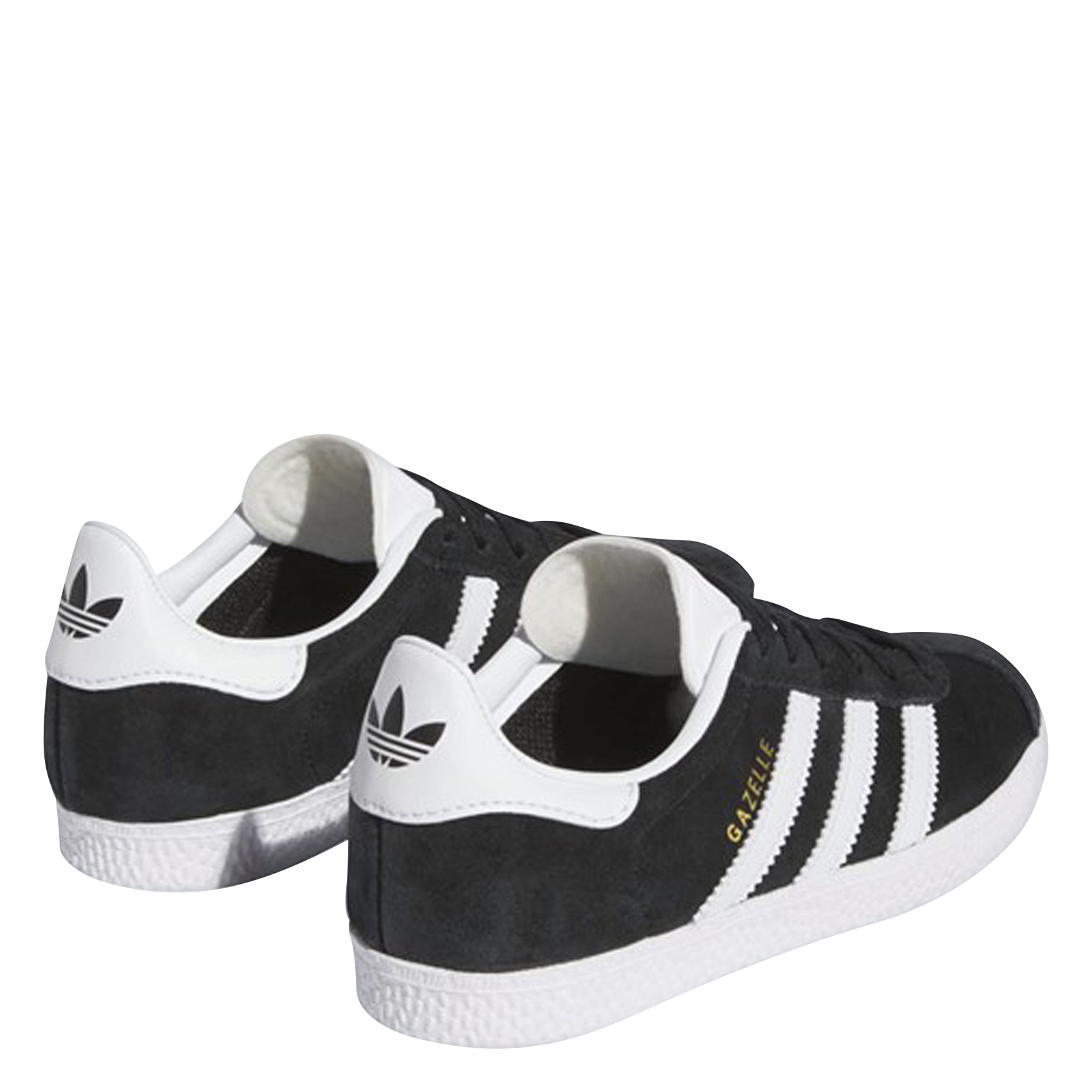 GAZELLE C - Baskets basses en cuir velours| Noir