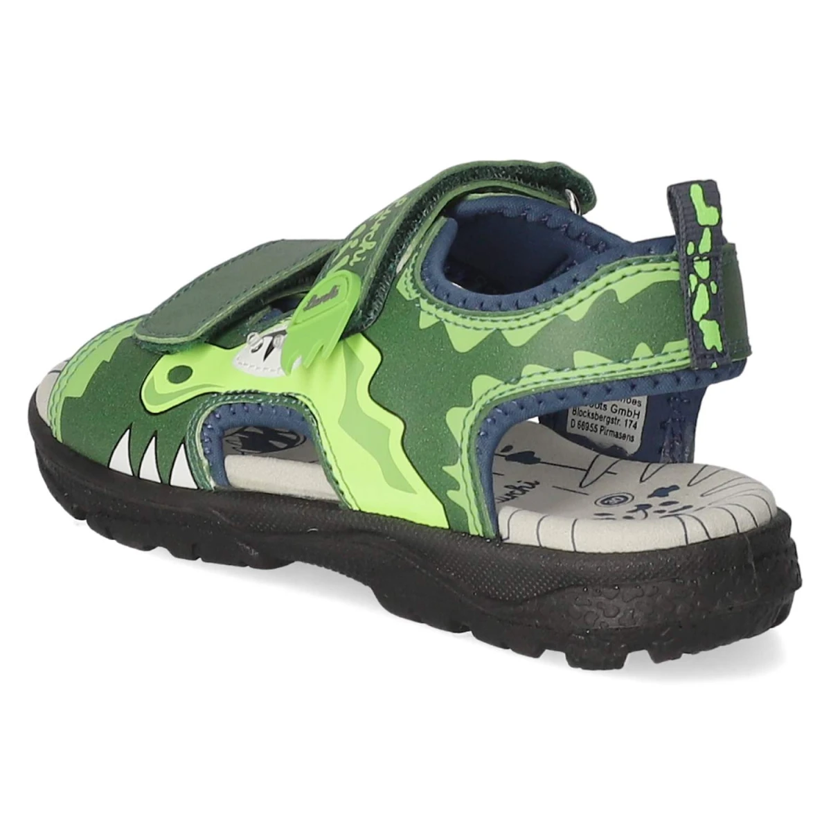 LurchiSandalen KROKI - dkgreen-navy