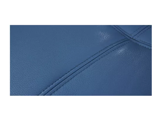 Fauteuil cuir Design LENA Bleu