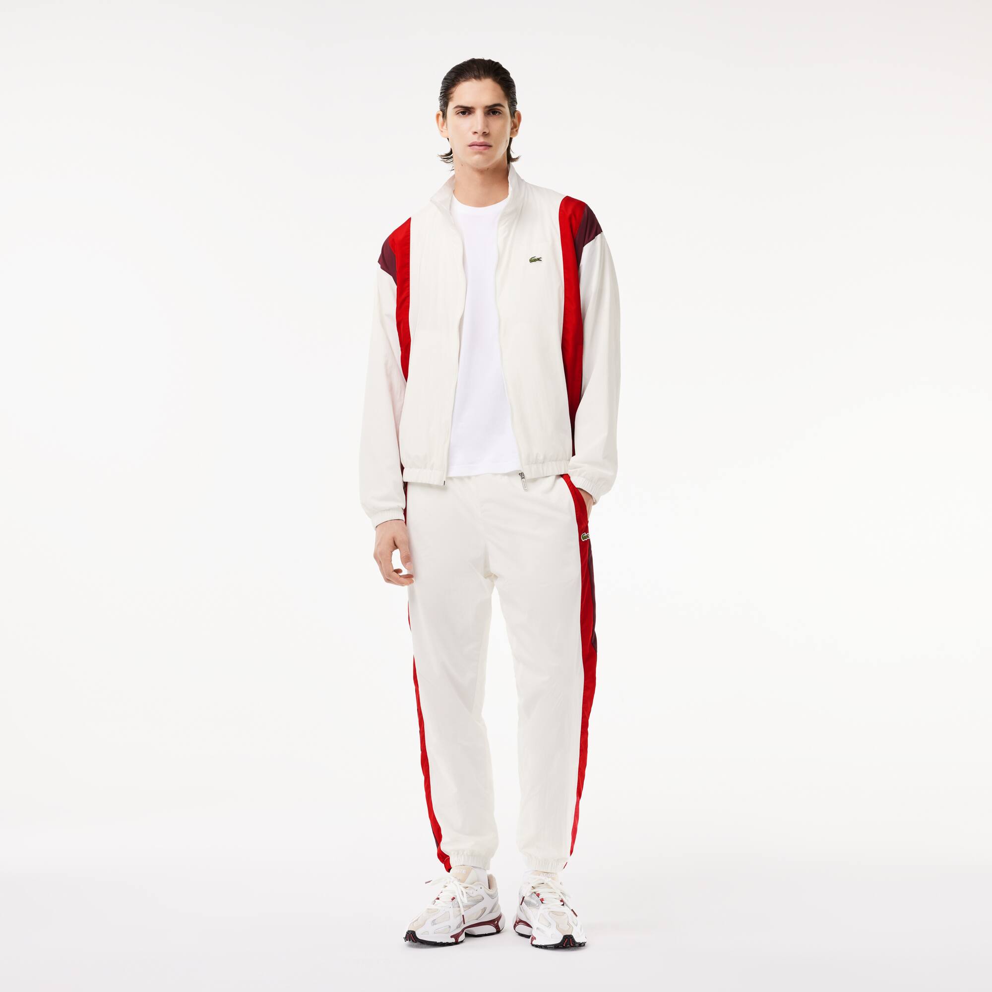 Veste de survêtement Sportsuit déperlante Manteaux & Vestes - Blanc - Lacoste - Homme