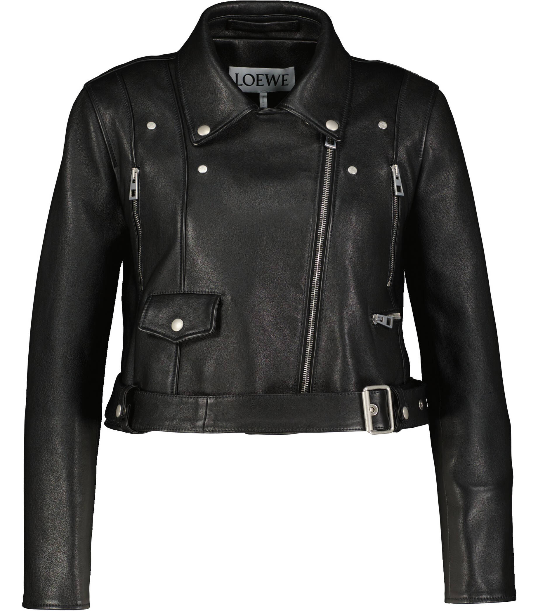 Loewe| Damen Lederjacke ANTHURIUM BIKER JACKET