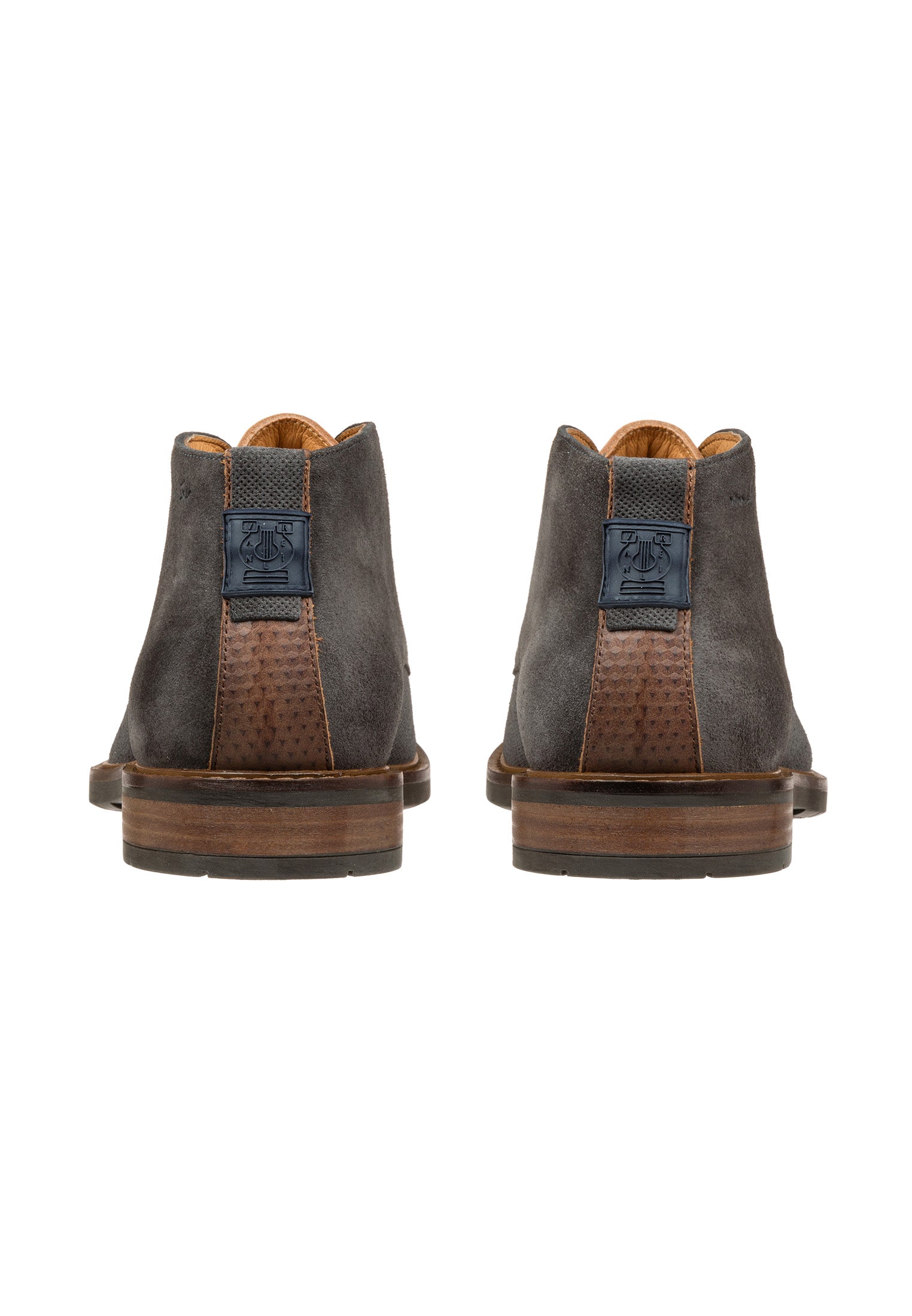 Antraciet grijs suède Boston boot