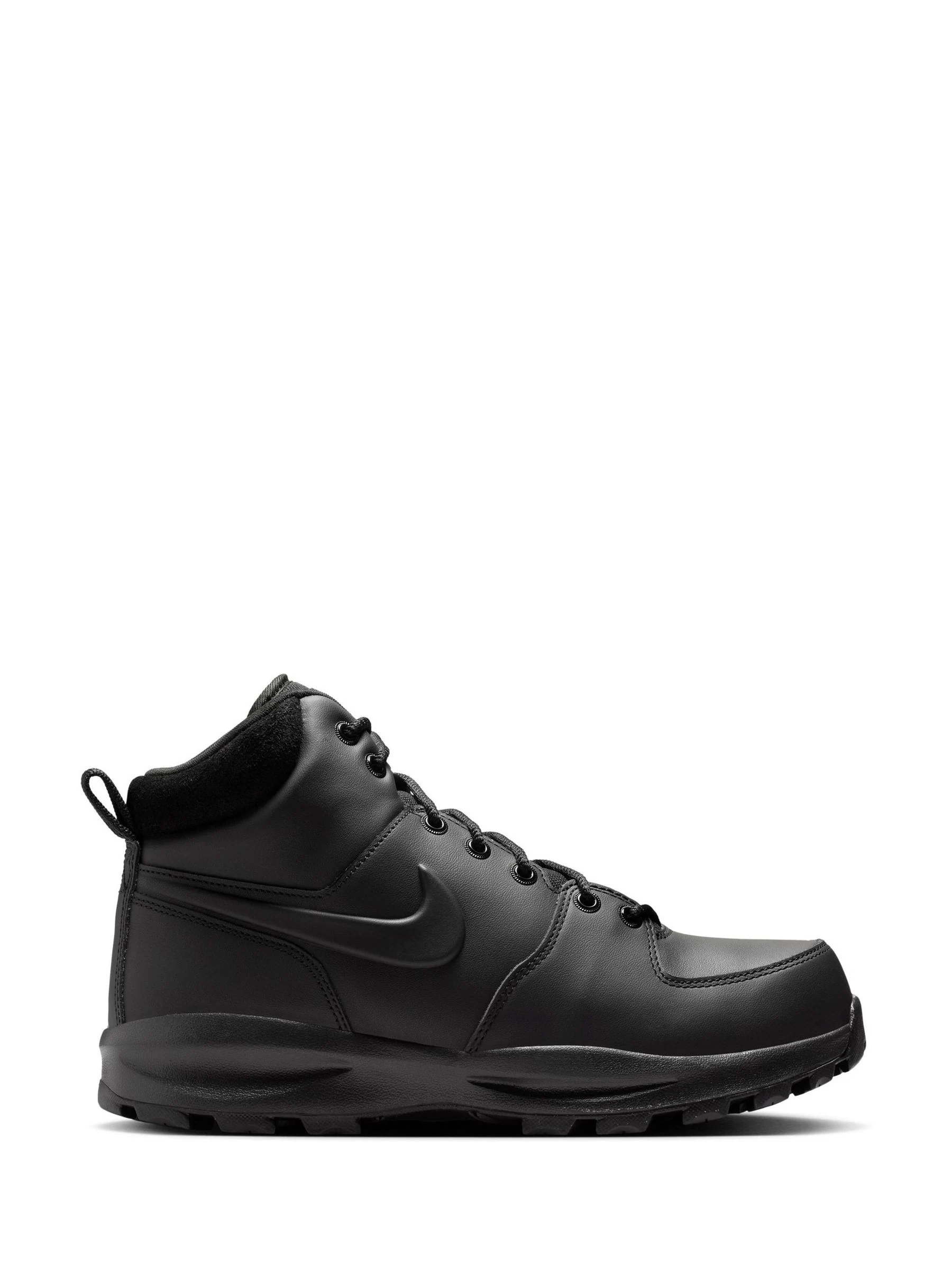 Zwart - Nike leren Manoa laarzen
