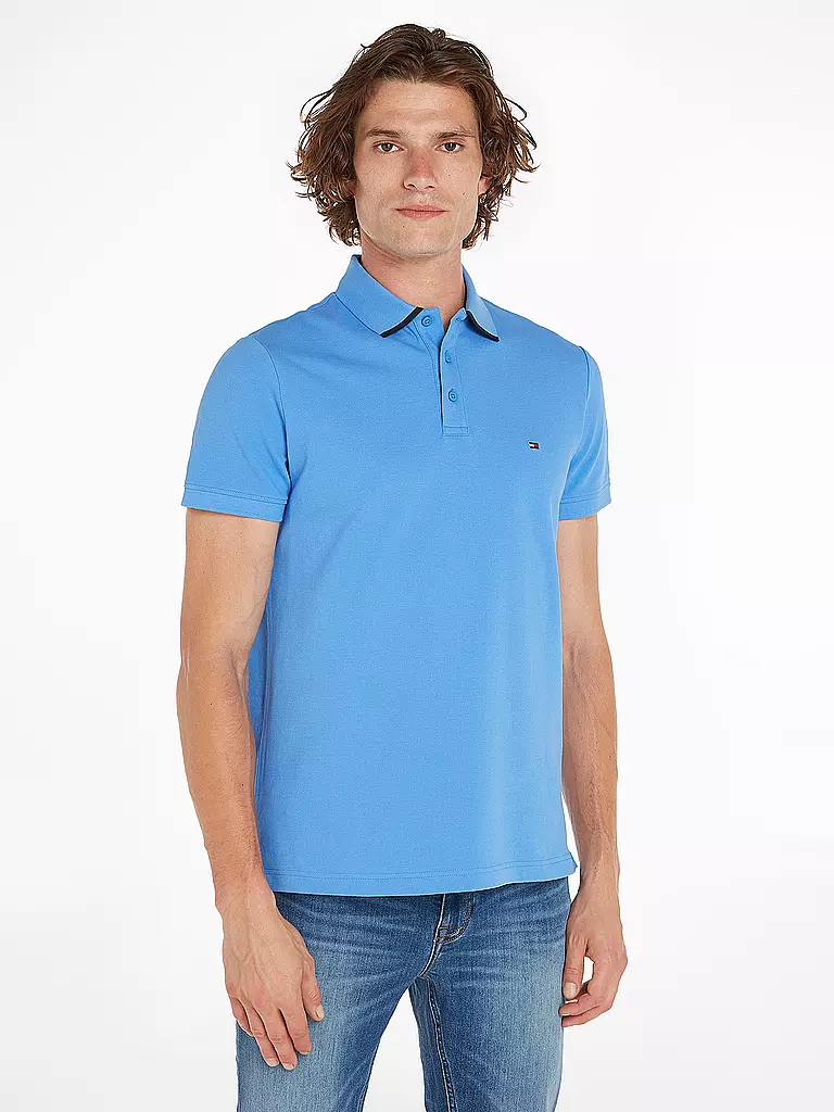 TOMMY HILFIGER Poloshirt Regular Fit blau